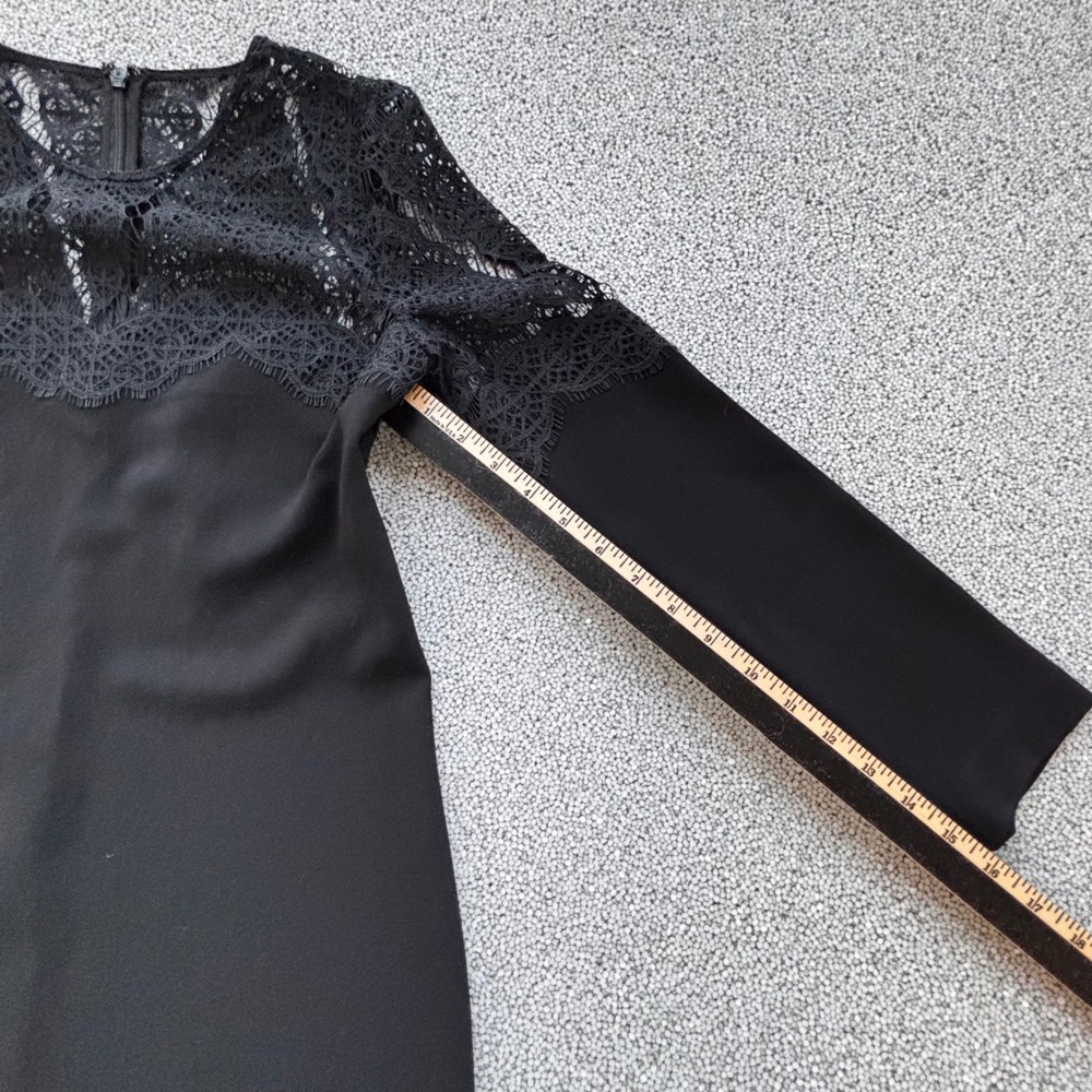 Diane von Furstenberg Dahlia Black Lace Dress Sz 2 Romantic Whimsygoth NWT $425 - Picture 11 of 16